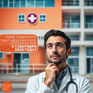 Какие изменения ждут медицинских специалистов с 1 сентября 2025 года?