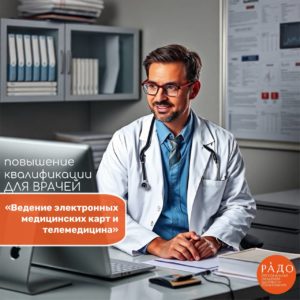 РАДО рекомендует для врачей программу повышения квалификации «Ведение электронных медицинских карт и телемедицина»